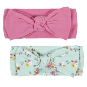 2-Pack Baby Girls Floral Headbands