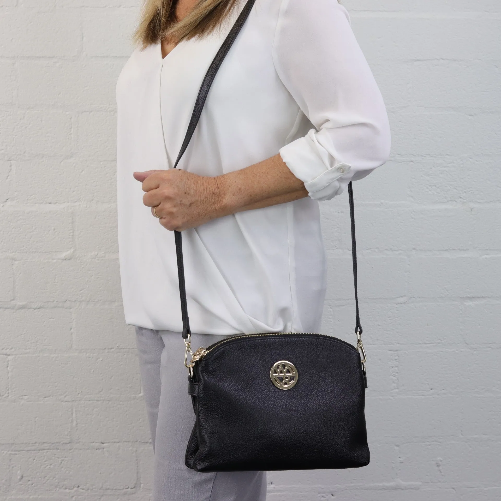 Abigail leather crossbody