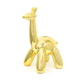 Balloon Giraffe Gold