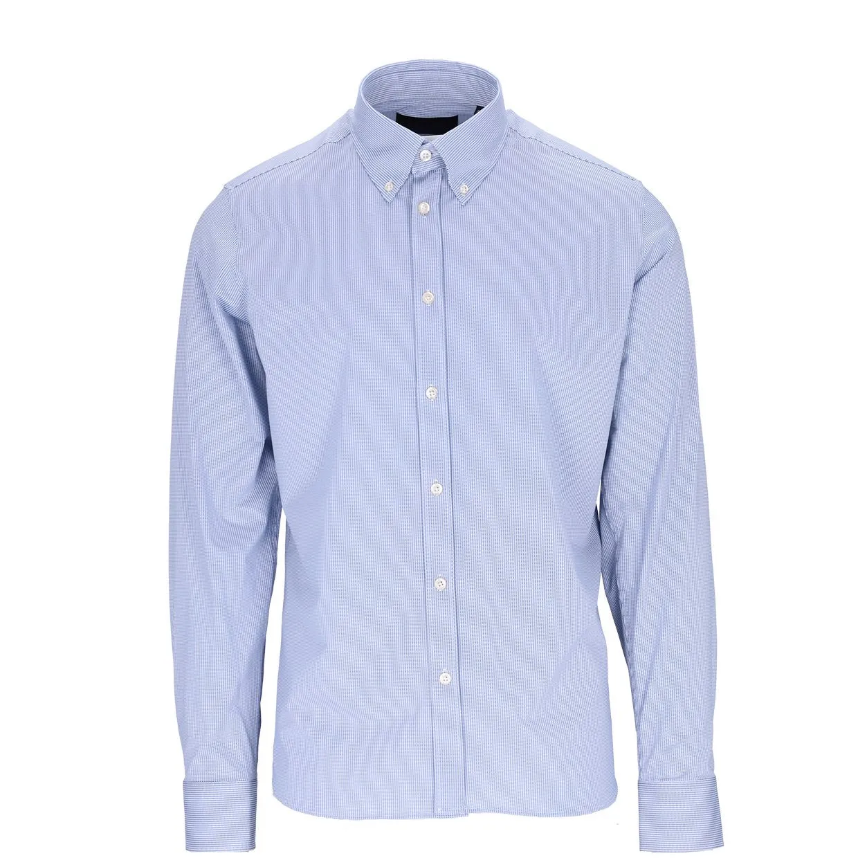 Camicia RRD Oxford Jacquard Bianco / Azzurro