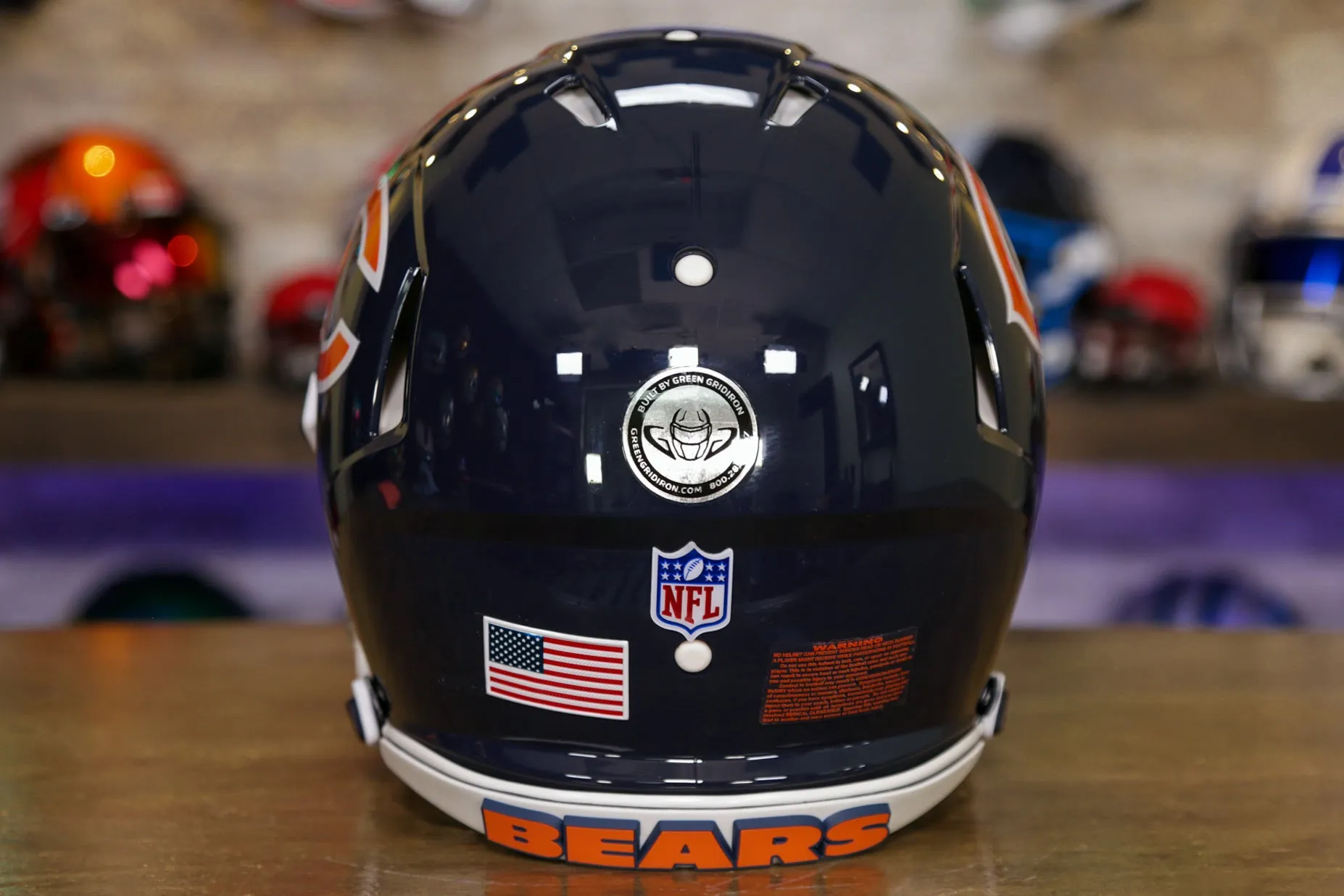 Chicago Bears Riddell Speed Authentic Helmet - GG Edition 00262