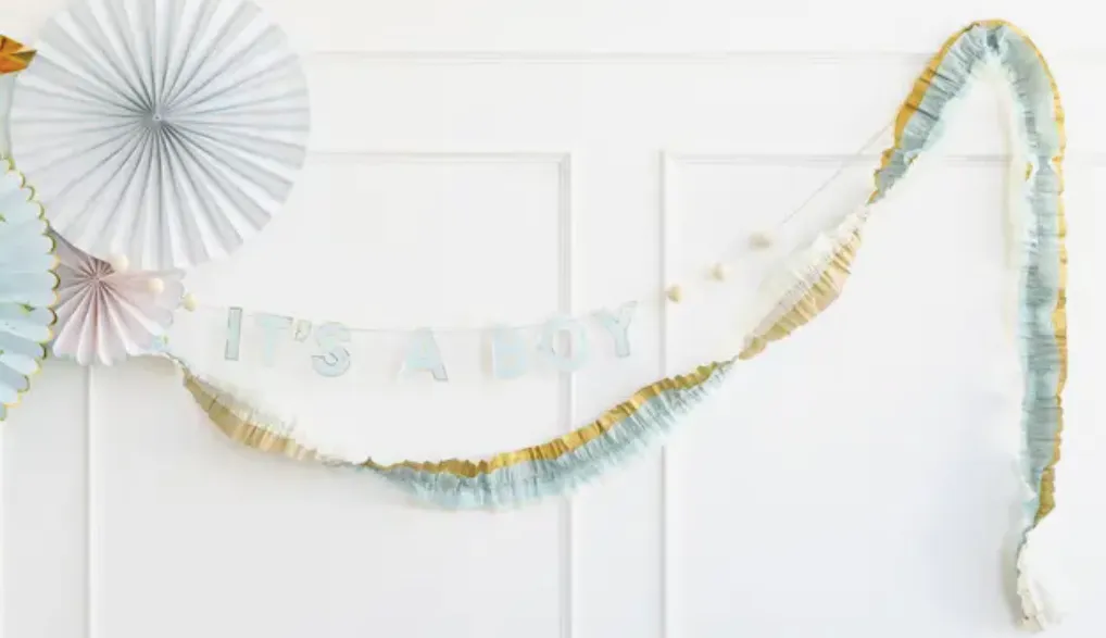 Crepe Paper Banner