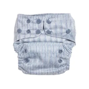 Econaps - Cloth Nappy Indigo Pinstripe