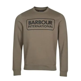 Felpa Barbour International Large Logo Fango