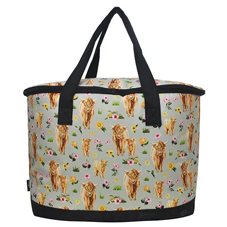 Floral Cow NGIL Cooler Bag