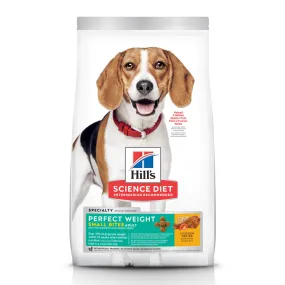 Hill's Science Diet Perfect Weight Chicken Recipe Small Bites Adult Small Breed Dry Dog Food 4lb