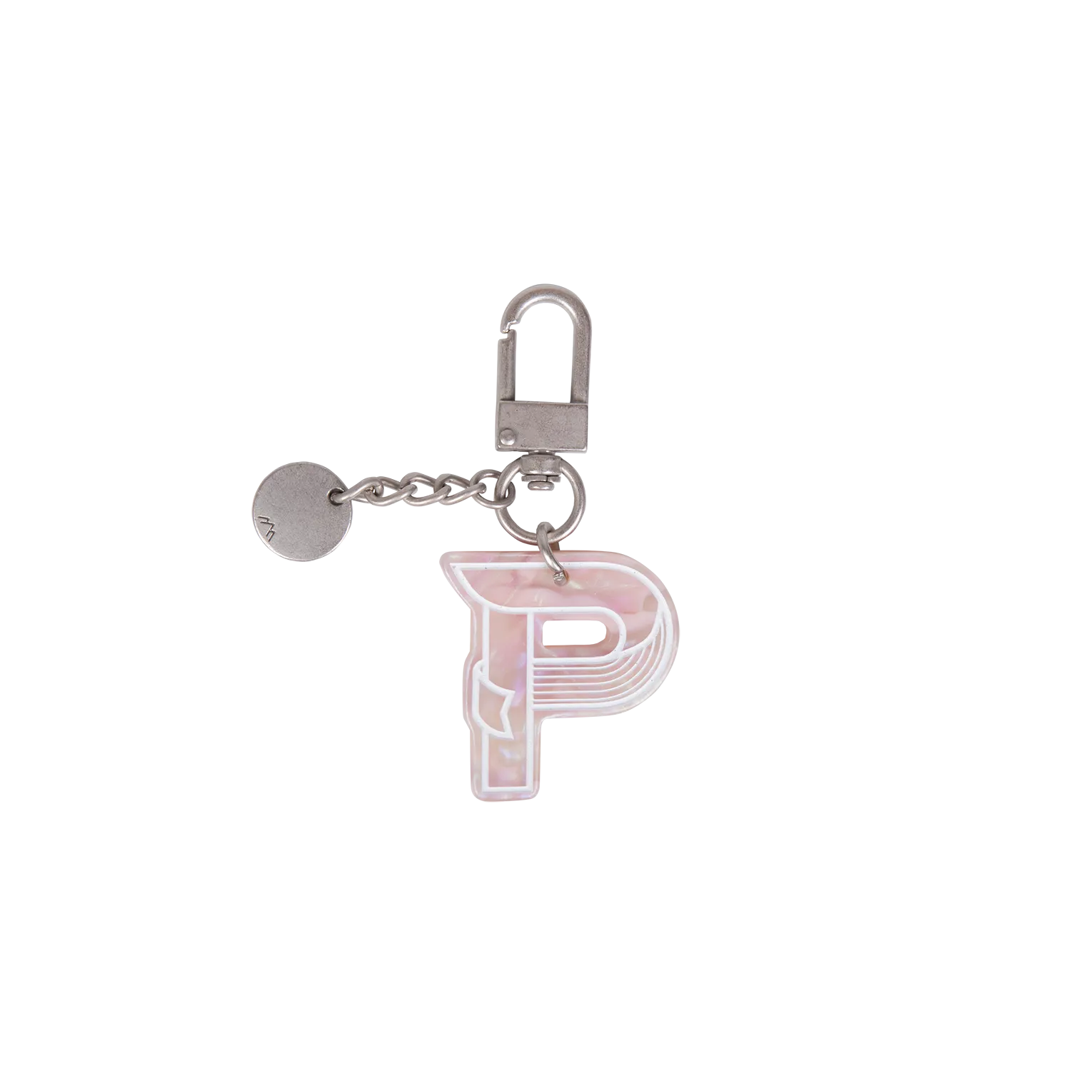 Initial Charm Keychain Letter