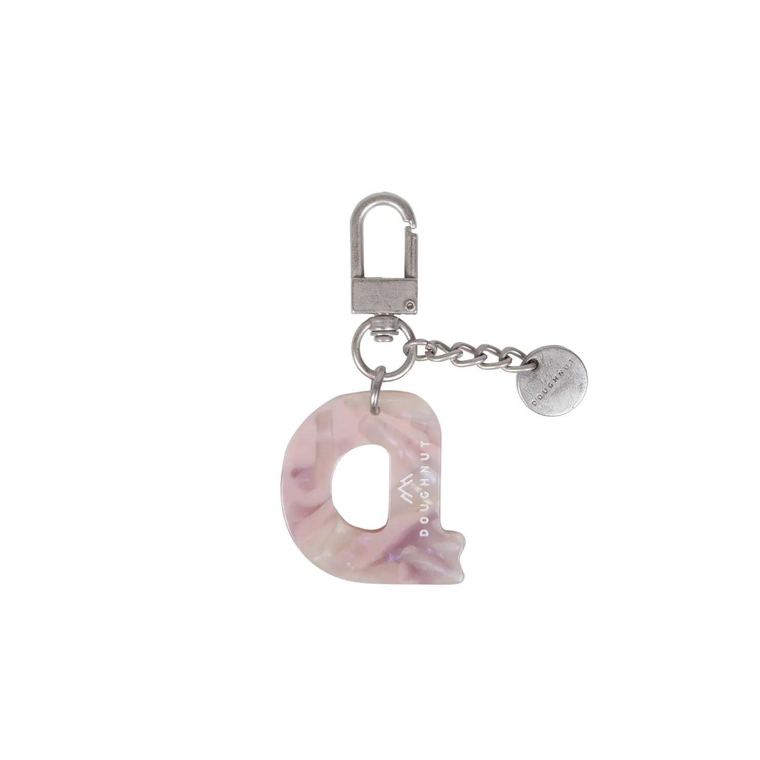 Initial Charm Keychain Letter