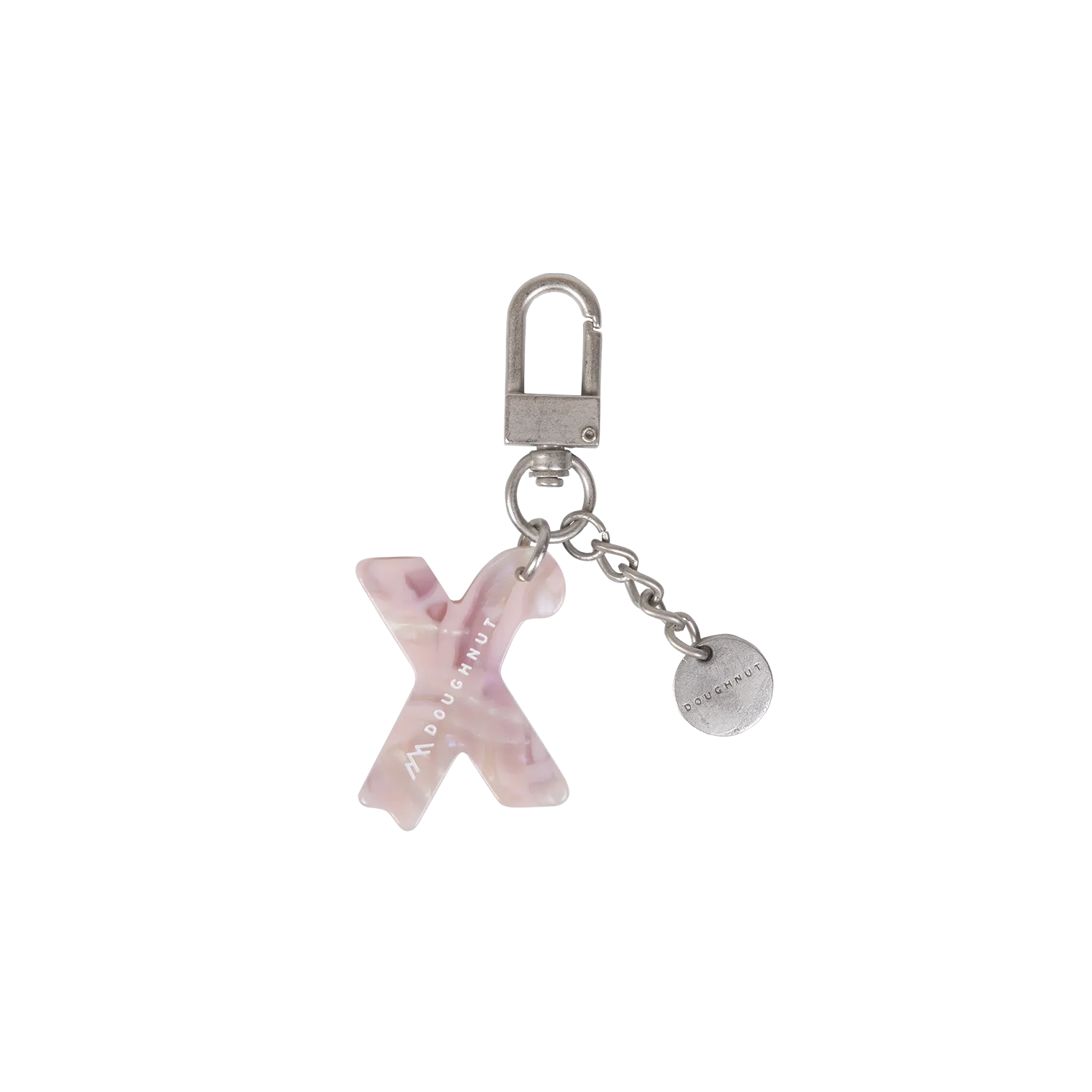 Initial Charm Keychain Letter