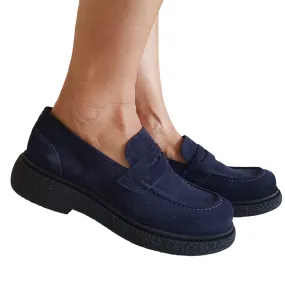 Les Poèmes Mocassino Donna Blu Rif.913