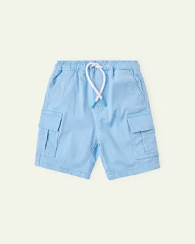 Light Blue Cargo Shorts