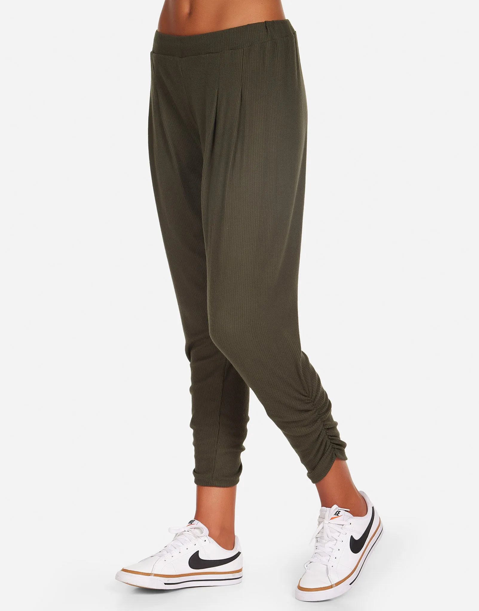 Lior Shirring Pant w/ Pleat