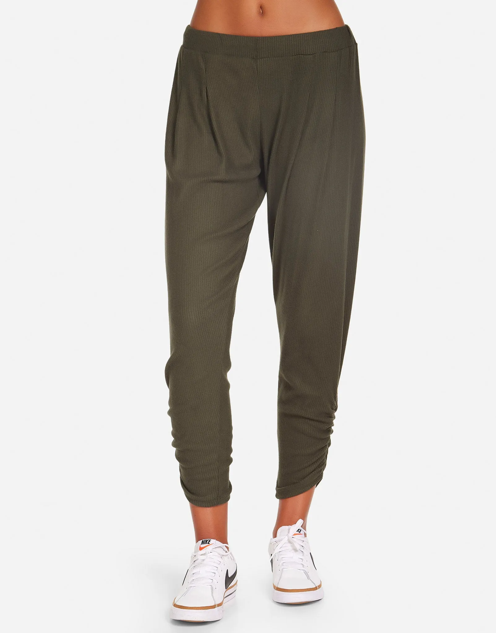 Lior Shirring Pant w/ Pleat