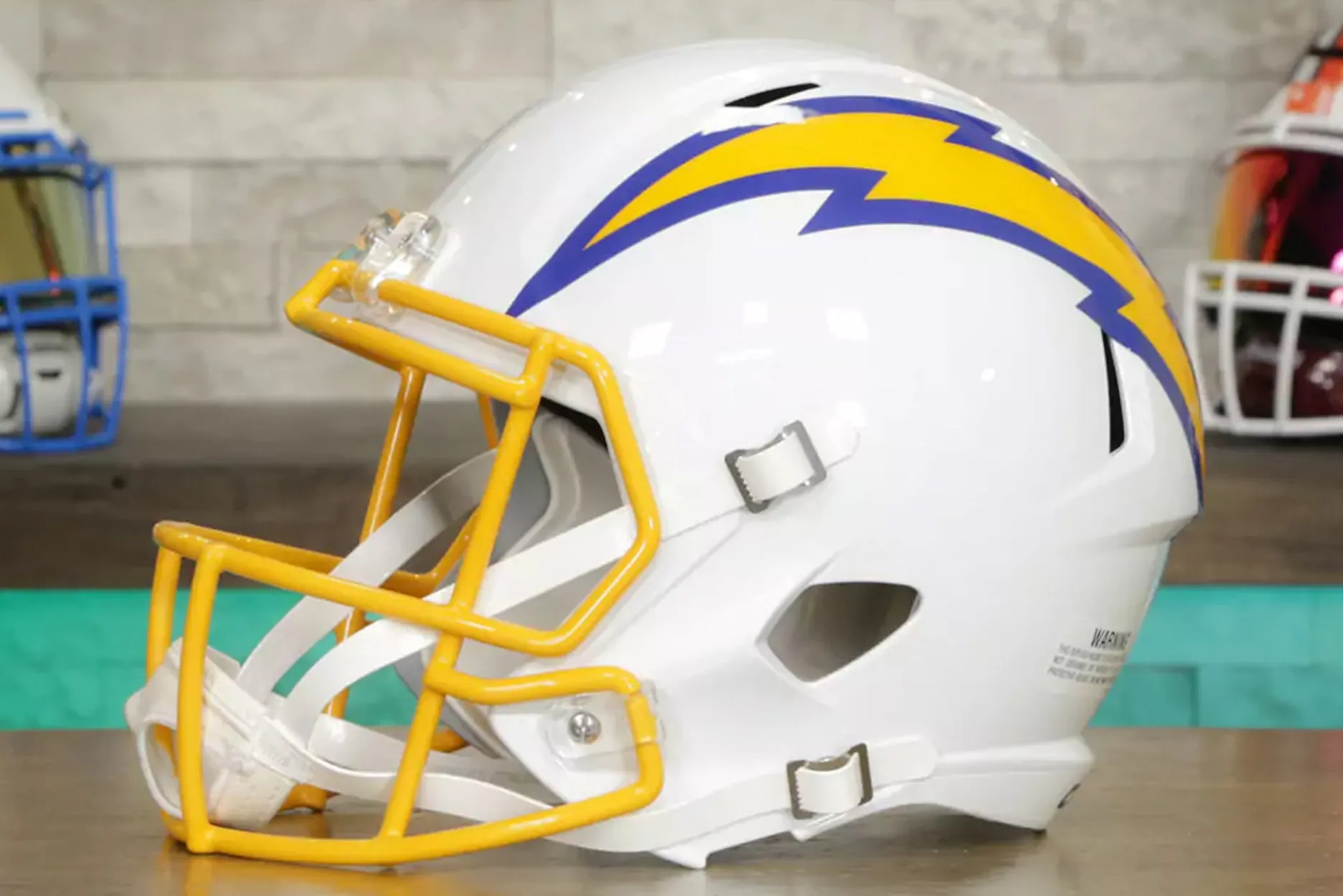 Los Angeles Chargers Riddell Speed Replica Helmet - Alternate Color Rush #2