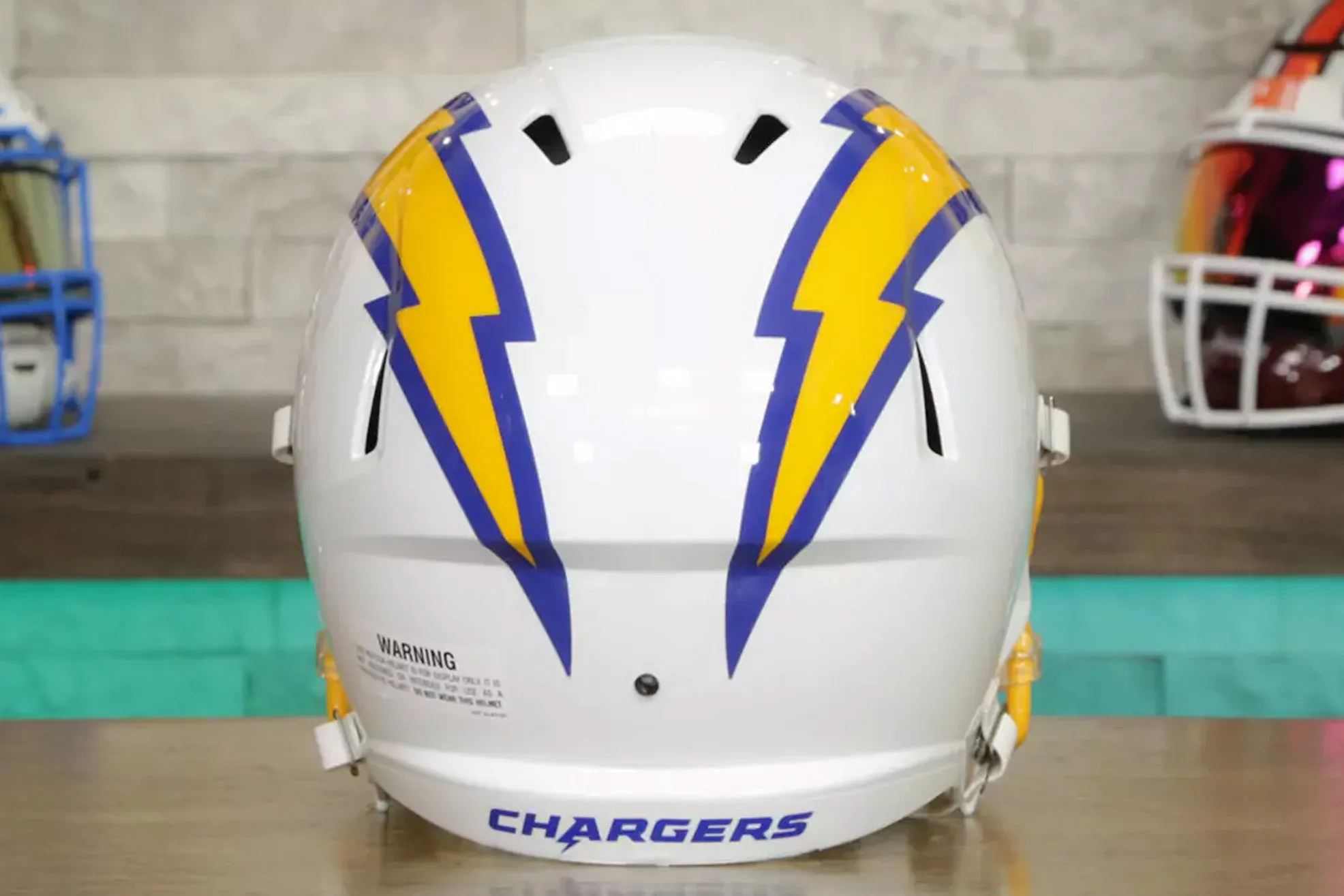 Los Angeles Chargers Riddell Speed Replica Helmet - Alternate Color Rush #2