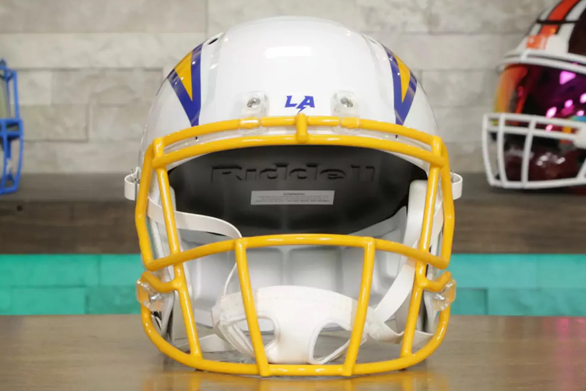 Los Angeles Chargers Riddell Speed Replica Helmet - Alternate Color Rush #2