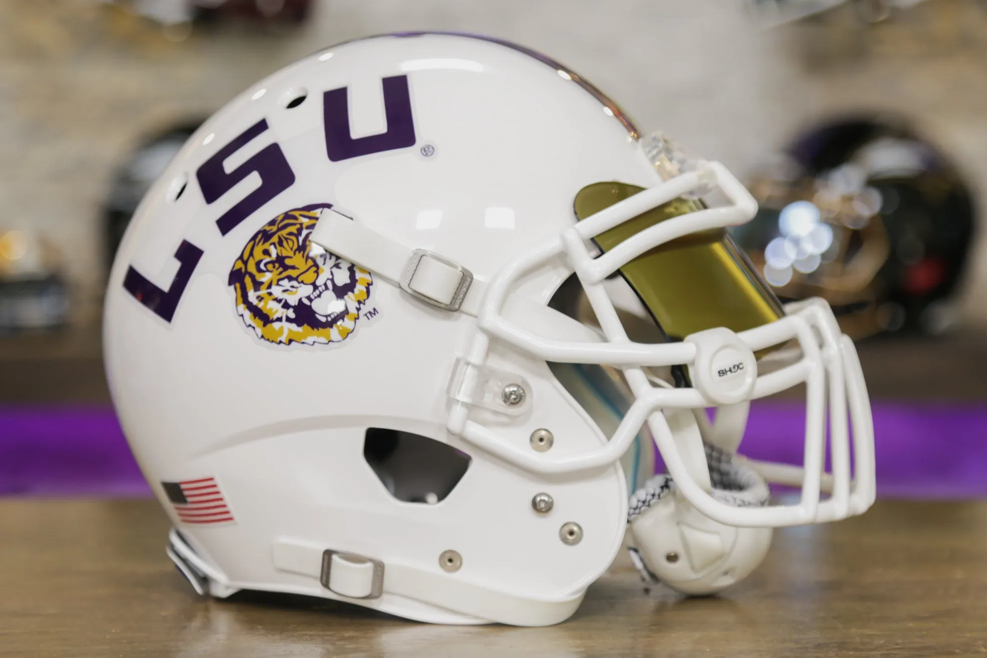 LSU Tigers Schutt XP Authentic Helmet - GG Edition