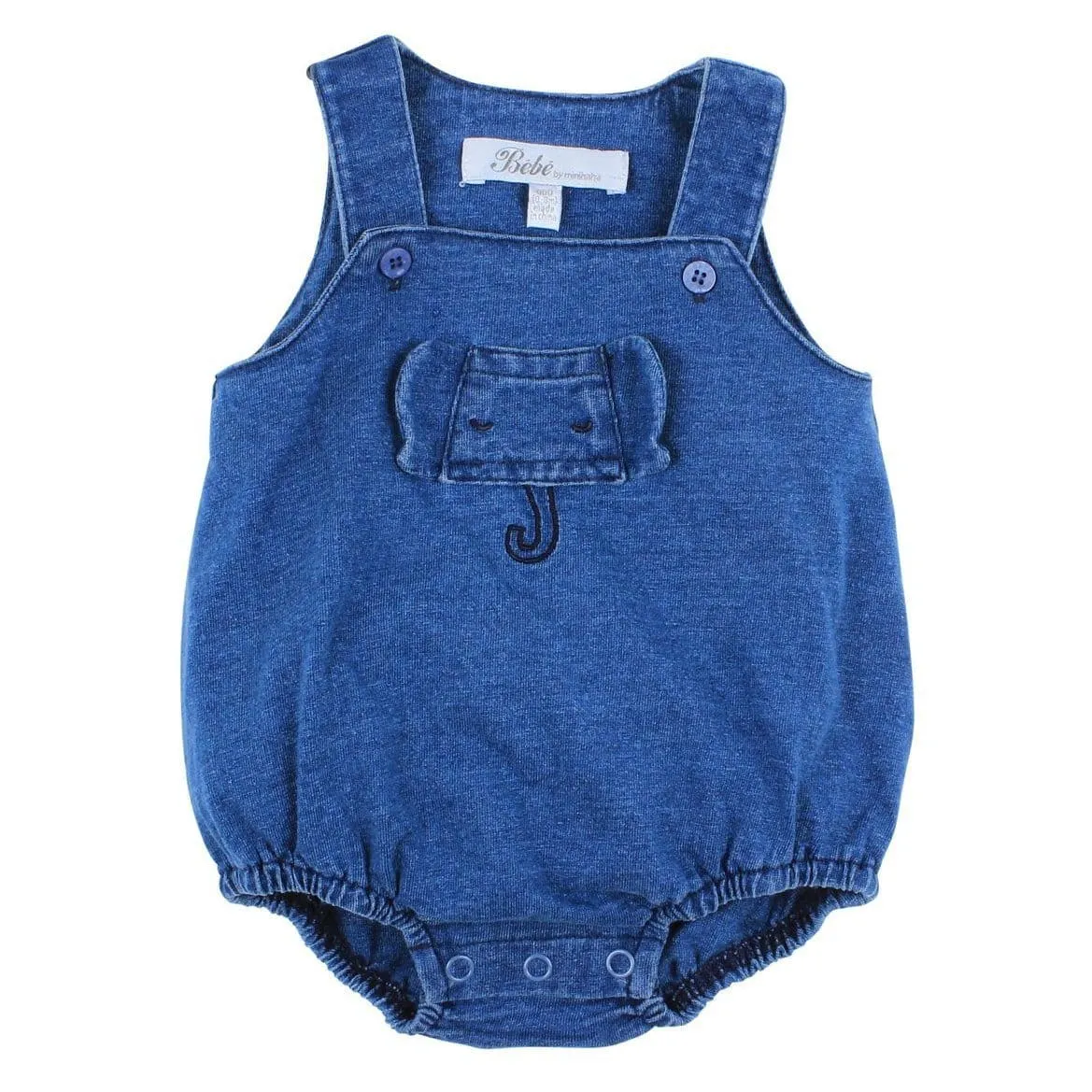 Luke Elephant Pocket Romper