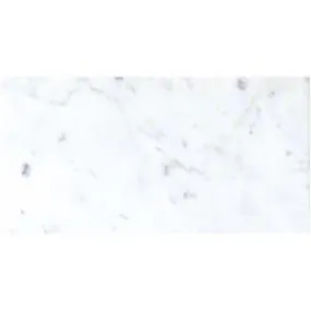 Marble Tile Collection Carrara White Subway 6"x12"