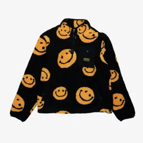 Market Smiley Aop Jacket Black