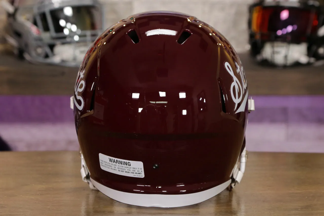 Mississippi State Bulldogs - Riddell Speed Replica Helmet - Script