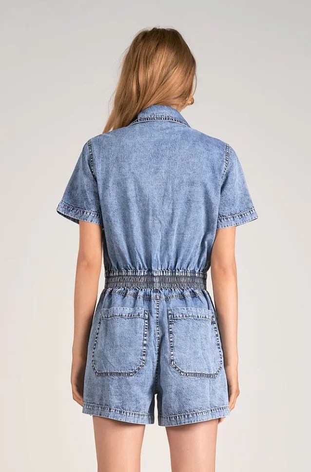 Nashville Romper -- Denim