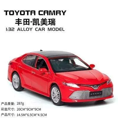 New 1:32 Toyota Eighth Generation 8 Camry Simulation Car Model Alloy Car Model Toy Car Decoration Boy Birthday Gift Collection