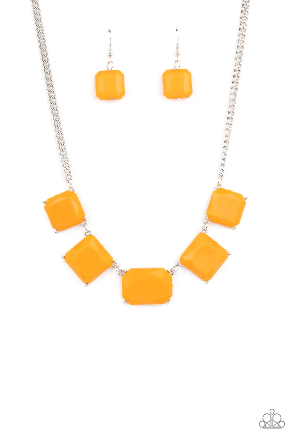 Paparazzi Necklace ~ Instant Mood Booster - Orange