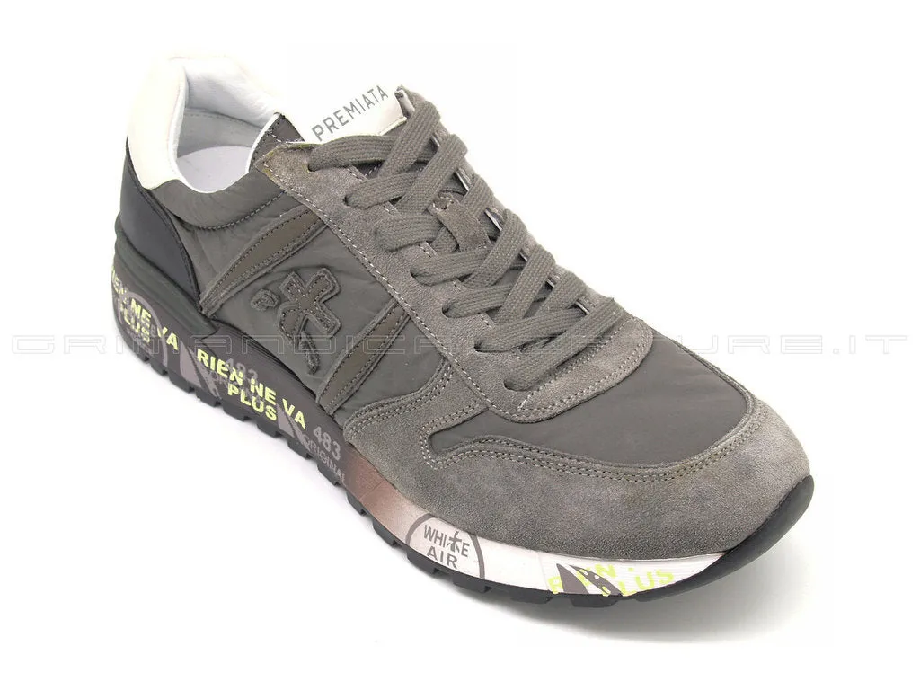 Premiata uomo sneakers Lander grigia