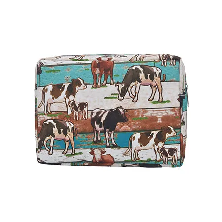 SALE! Country Side Moo NGIL Large Cosmetic Travel Pouch