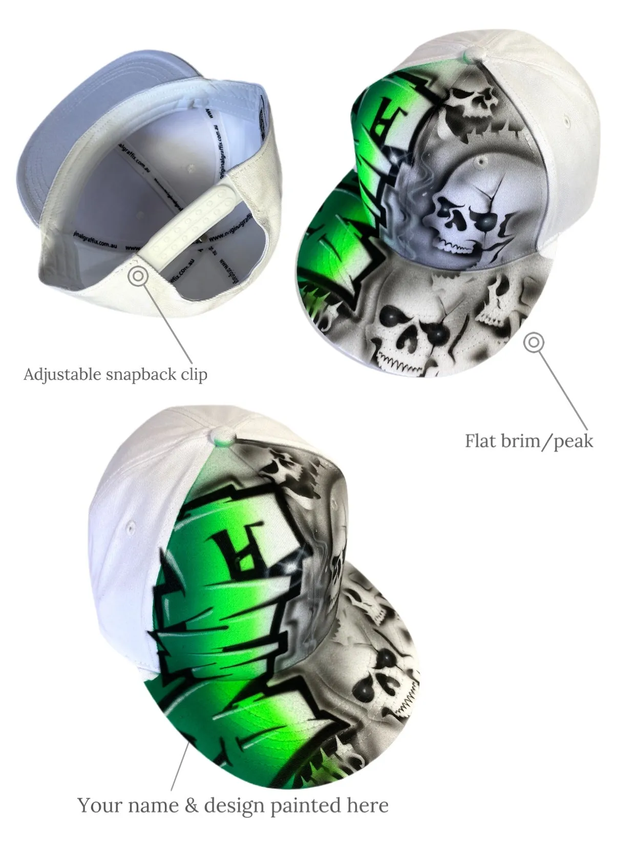 Skull Side Snapback (3)