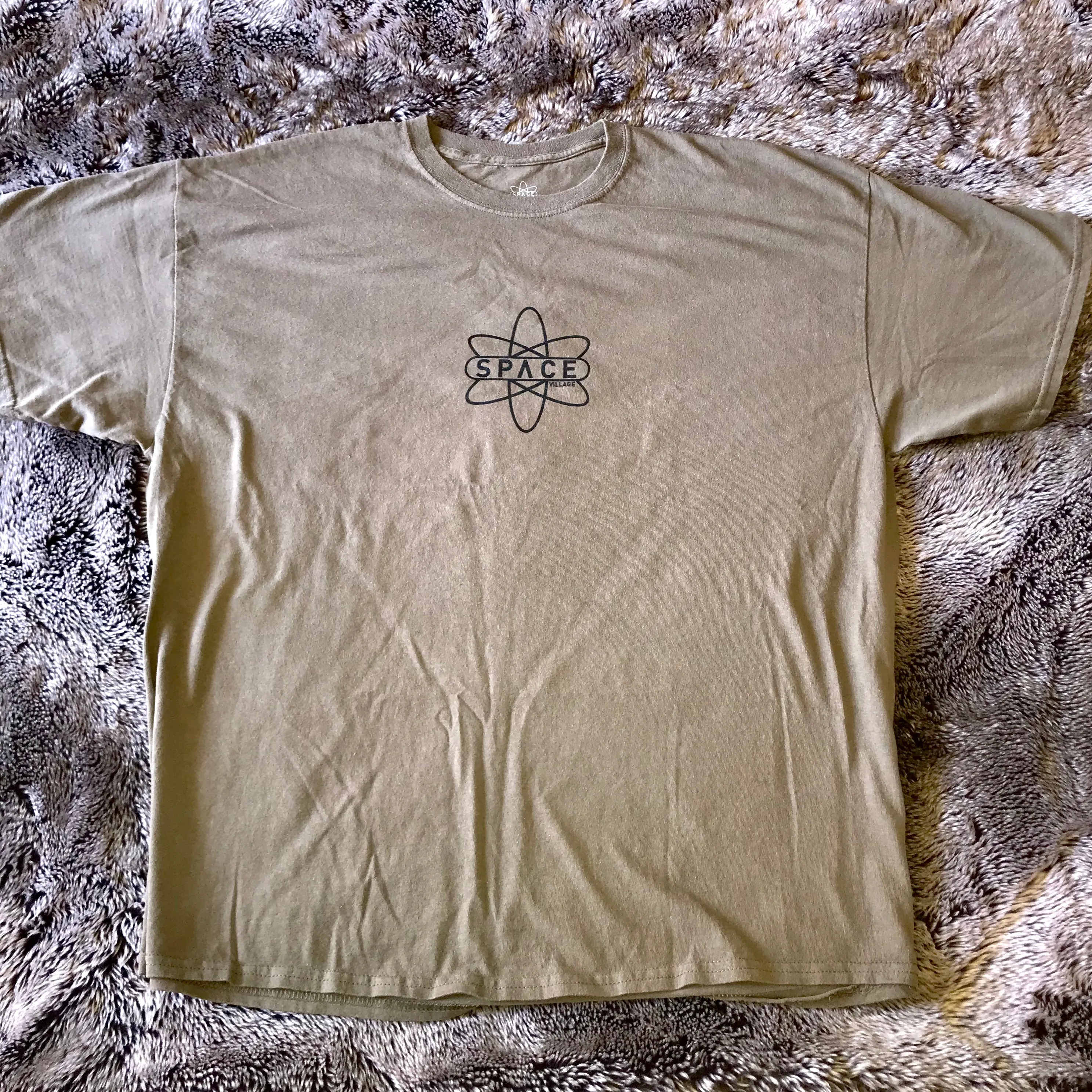 Space Village Logo Tee (Light Brown)