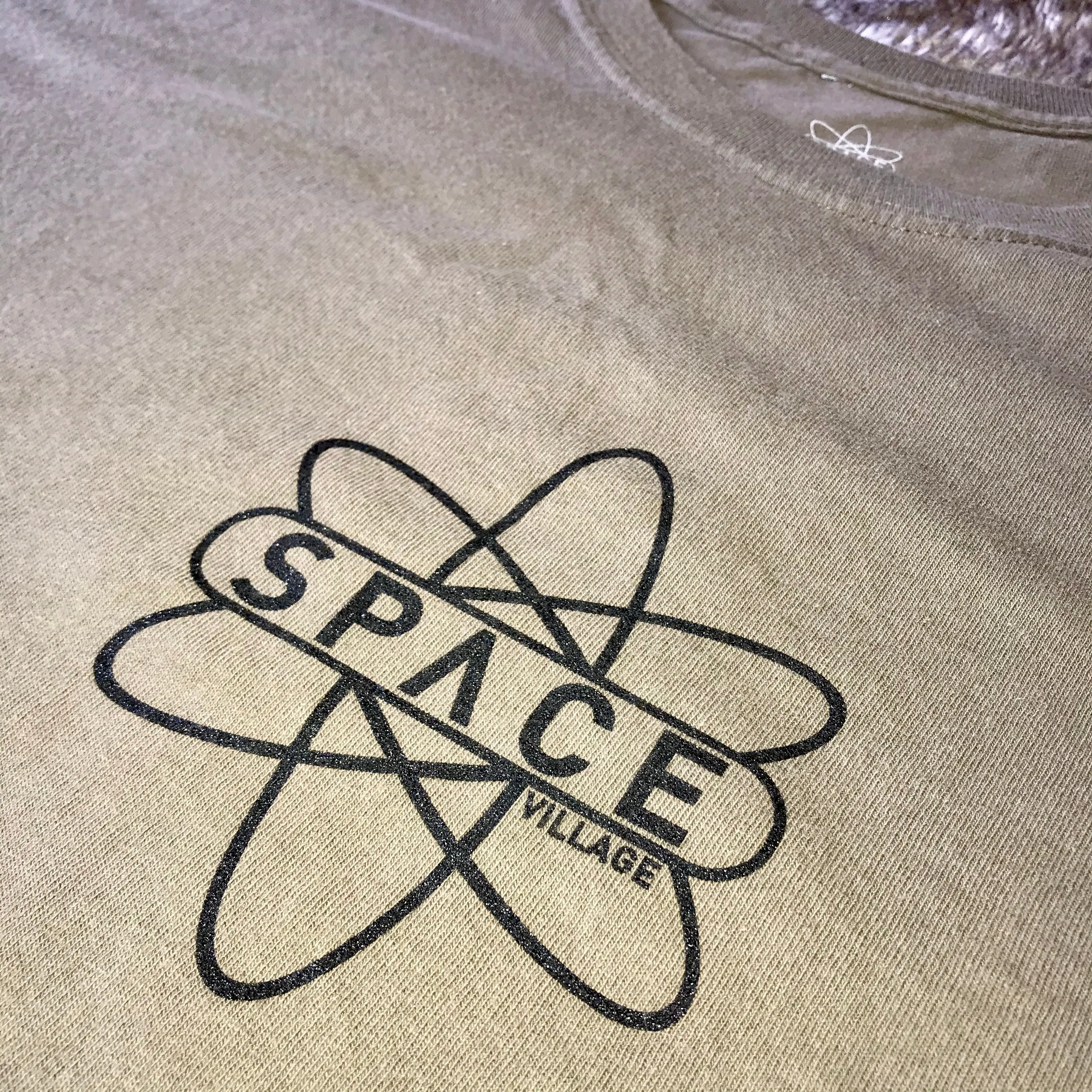 Space Village Logo Tee (Light Brown)