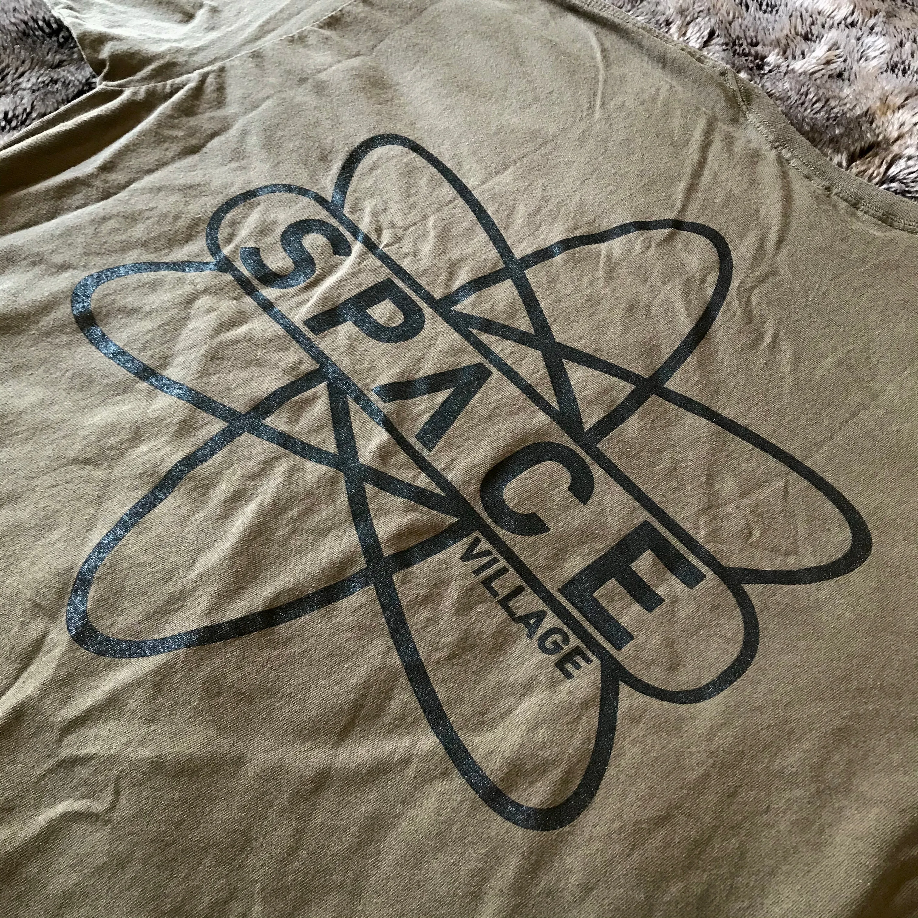 Space Village Logo Tee (Light Brown)