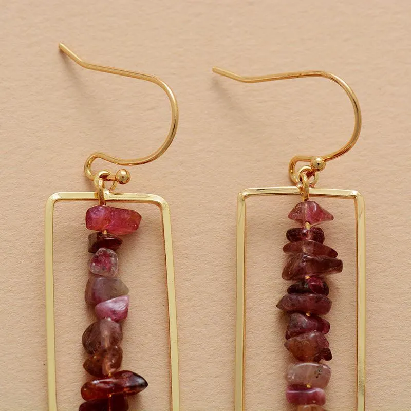 Tatali Red Agate Dangle Earrings