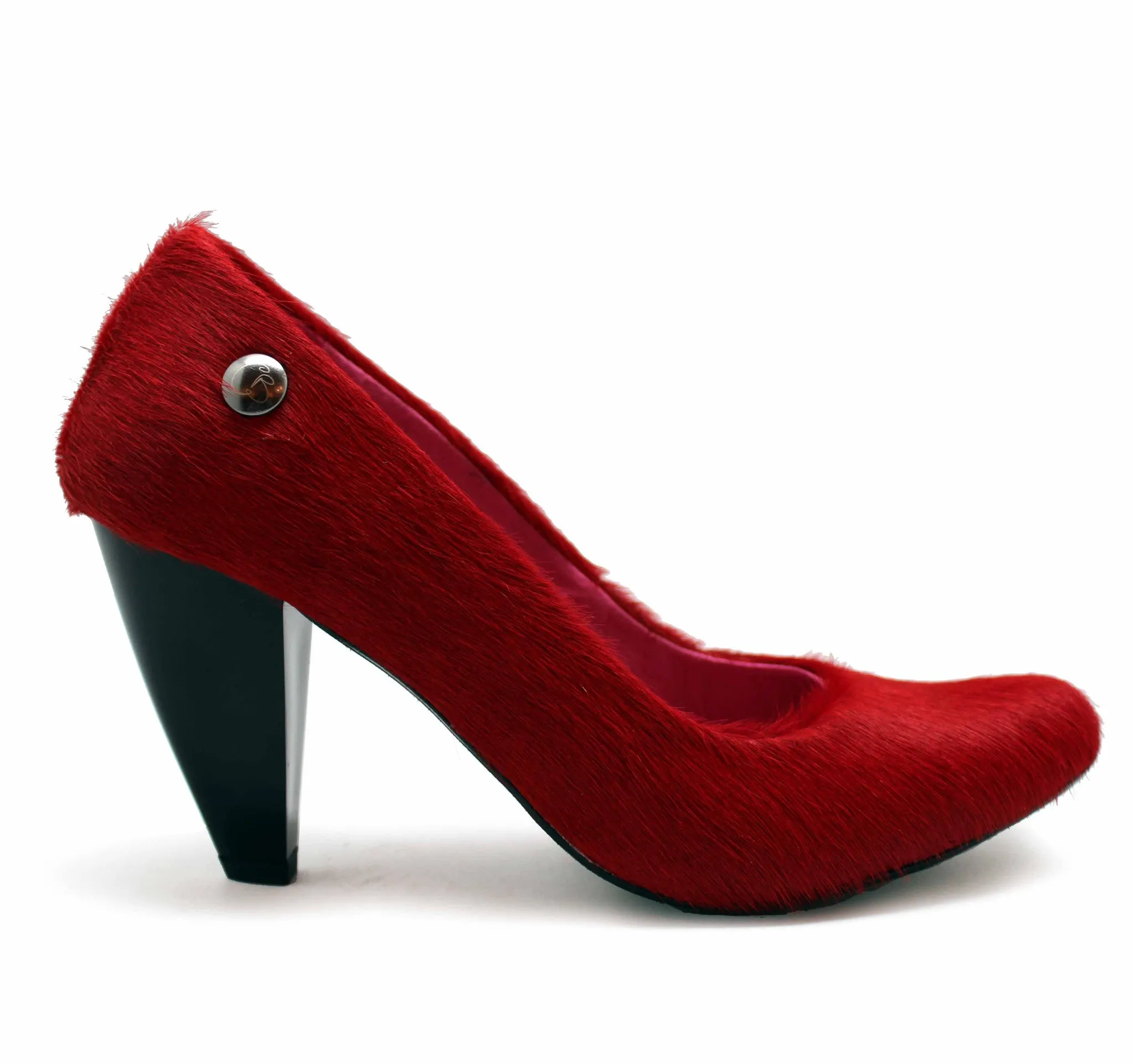 Tierra - Red cow hid heel shoe