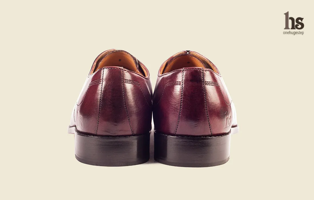 Toecap Derby with perforations in Toecap