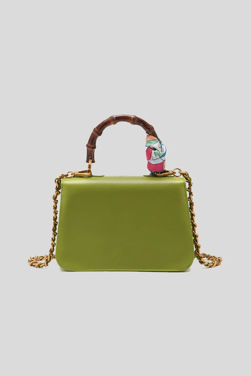 Transition Lolita Med. Hand Bag Leather   Suede - Apple