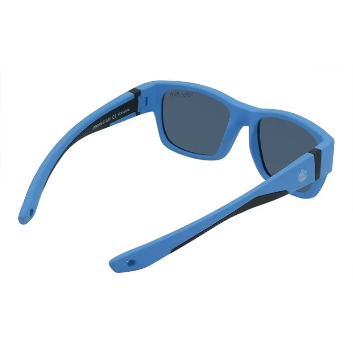 Ugly Fish PB005 Toddler Polarised Unbreakable Sunglasses - Blue Frame/Smoke Lens