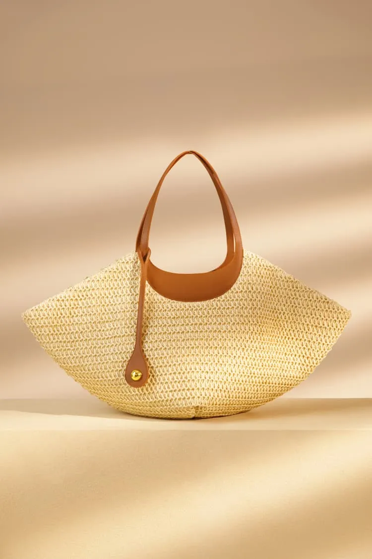 woven beach bag