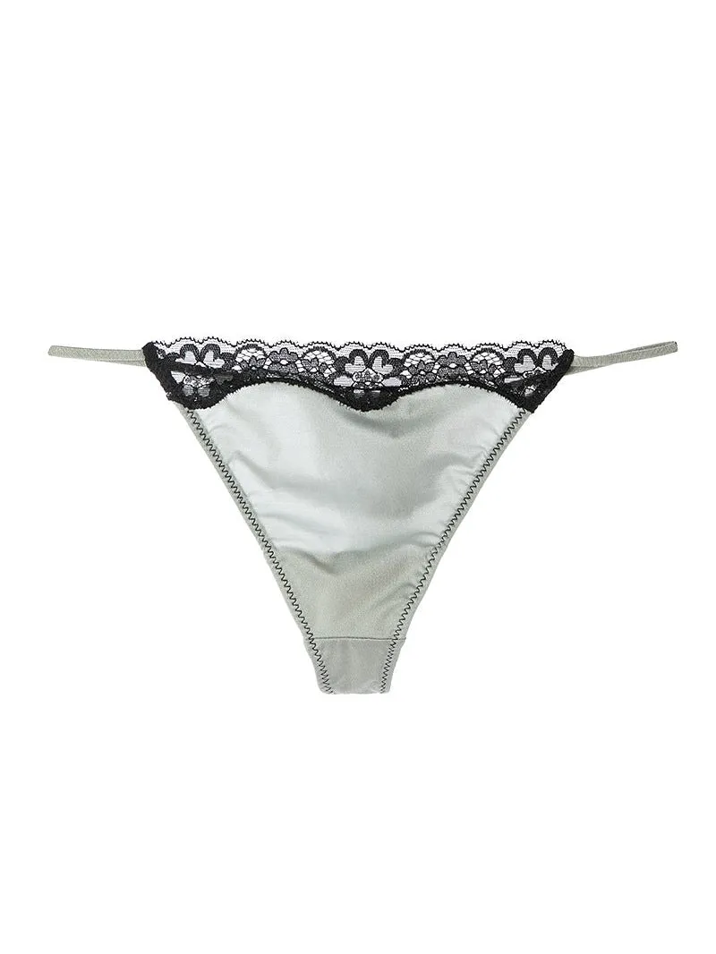 ZASUWA Female Contrast Color Lace T-back  Panties